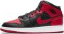 Jordan Nike Air 1 Mid(GS ) Black Gym Red White Banned 554725 074 EUR - Thumbnail 5