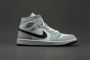 Nike Air Jordan 1 Mid Light Smoke Grey (Women's) BQ6472-015 Grijs Schoenen - Thumbnail 11