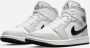 Nike Air Jordan 1 Mid Light Smoke Grey (Women's) BQ6472-015 Grijs Schoenen - Thumbnail 2