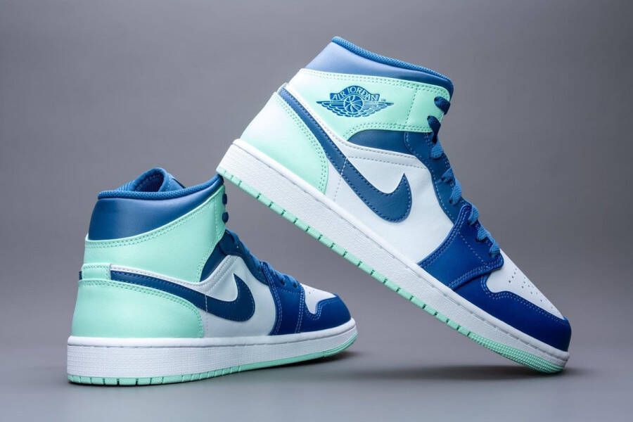 Nike Air Jordan 1 Mid Mystic Navy Mint Foam 554724-413 Kleur als op foto Schoenen