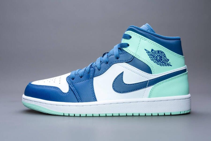 Nike Air Jordan 1 Mid Mystic Navy Mint Foam 554724-413 Kleur als op foto Schoenen