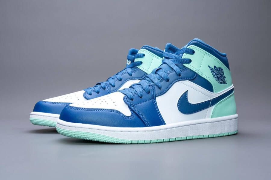 Nike Air Jordan 1 Mid Mystic Navy Mint Foam 554724-413 Kleur als op foto Schoenen