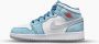 Nike Air Jordan 1 Mid SE (GS) French Blue DR6235 - Thumbnail 3