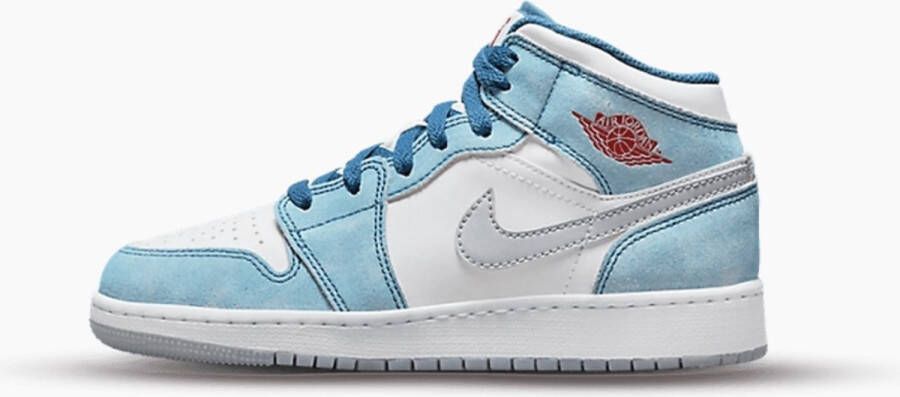 Nike Air Jordan 1 Mid SE (GS) French Blue Light Steel DR6235