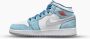 Jordan Nike Air 1 Mid SE(GS ) French Blue Light Steel DR6235 401 EUR - Thumbnail 3