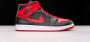 Nike Air Jordan 1 Mid Alternate Bred (2022) DQ8426-060 BRED Zwart Rood Schoenen - Thumbnail 11