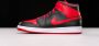 Nike Air Jordan 1 Mid Alternate Bred (2022) DQ8426-060 BRED Zwart Rood Schoenen - Thumbnail 6