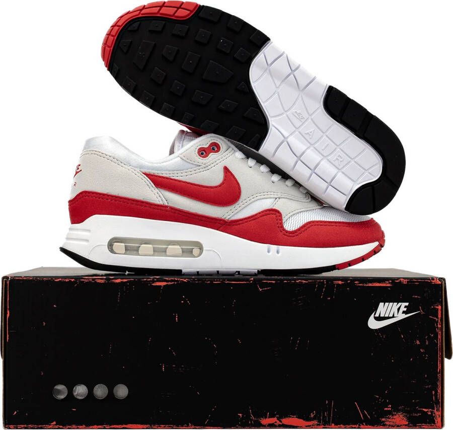 Nike Air Max 1 86 OG Big Bubble DO9844-100 White University Red Mens Women