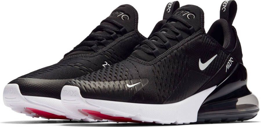 Nike Air Max 270 Heren Sneakers Black Anthracite-White-Solar Red