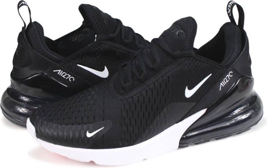 Nike Air Max 270 Heren Sneakers Black Anthracite-White-Solar Red