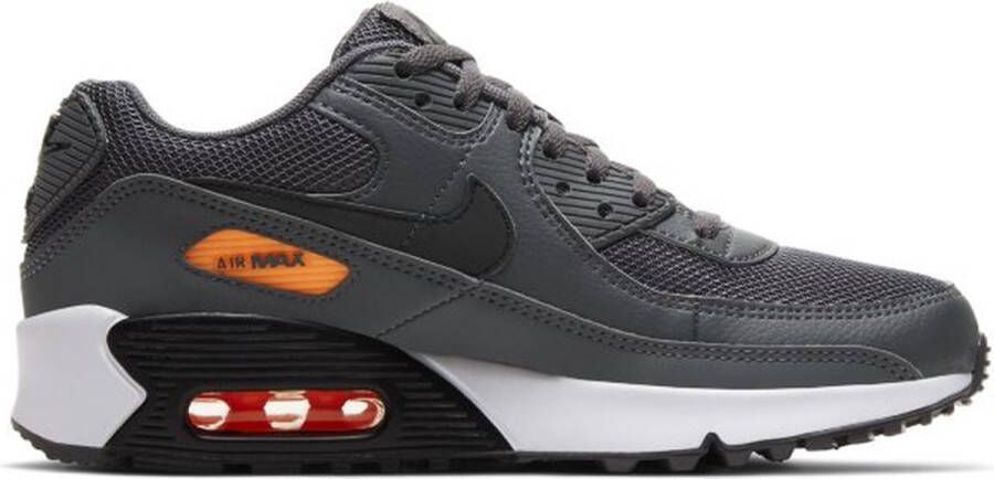 Nike AIR MAX 90 GS Unisex Sneakers Iron Grey Black Orange - Foto 5