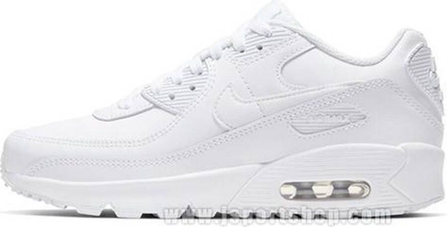 Nike Air Max 90 LTR GS Triple White Witte Air Max Sneakers Dames