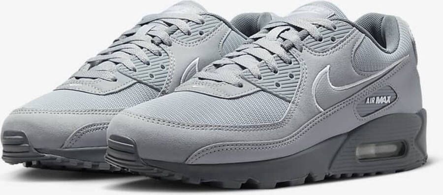 Nike Air Max 90 Wolf Grey Cool Grey Wit Heren Sneakers FJ4218