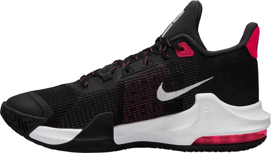 Nike Air Max Impact 3 Basketbal Schoenen Black White Bright Crimson Heren