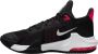 Nike Air Max Impact 3 Basketbal Schoenen Black White Bright Crimson Heren - Thumbnail 6