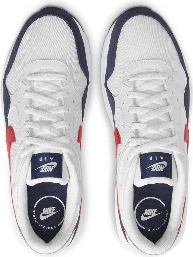 Nike Air Max Sc Sneakers White University Red Obsidian Heren