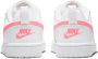 Nike court borough low 2 sneakers wit roze kinderen - Thumbnail 3