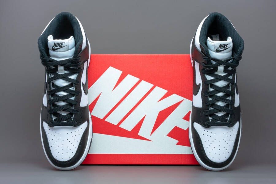 Nike Dunk High Black White (2021) DD1399-105 ZWART Schoenen