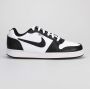 Nike Ebernon Low Prem Sneakers Mannen Zwart Wit - Thumbnail 2