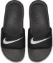 Nike Kawa Slide Bgp Slippers Black White - Thumbnail 20