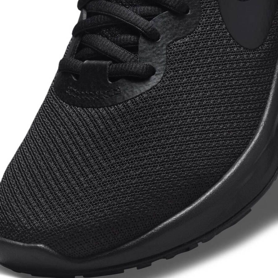 Nike Revolution 6 Next Nature Women Zwarte Hardloopschoenen
