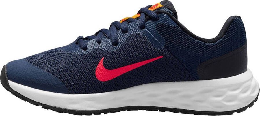 Nike Revolution 6 NN GS Sneakers Kinderen Midnight Navy Bright Crimson Black