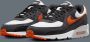 Nike Air Max 90 Sneakers Zwart Grijs Oranje - Thumbnail 9