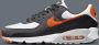 Nike Air Max 90 Sneakers Zwart Grijs Oranje - Thumbnail 10