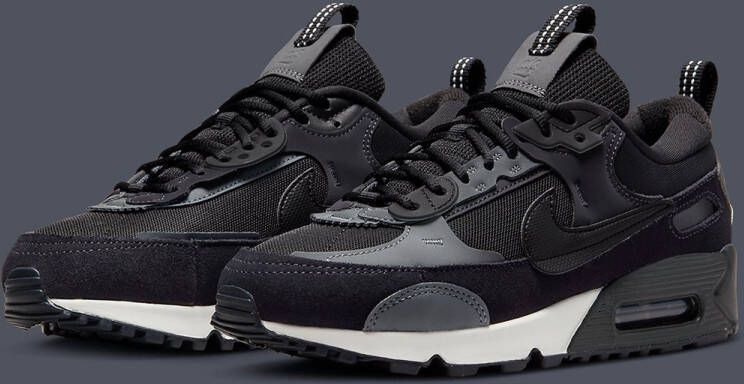 Nike Sneakers Air Max 90 Futura Black Iron Grey Oil Grey