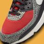 Nike Air Max 90 Special Edition Safari Zwart Rood Oranjegeel Sneakers Unisex Doos Zonder Deksel - Thumbnail 7