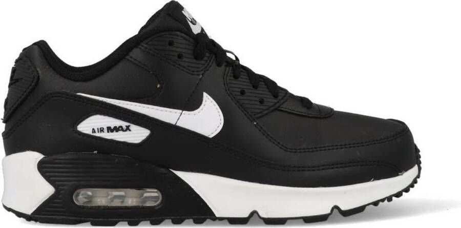 Nike Air Max 90 Leather GS Zwart Wit Kinder Sneaker CD6864 - Foto 10