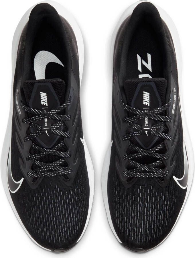 Nike Air Zoom Winflo 7 hardloopschoenen zwart rwit antraciet - Foto 7
