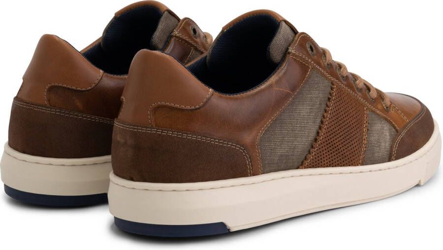 NoGRZ Cofield Heren sneaker Cognac bruin