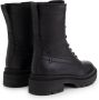 NoGRZ L.Woods Dames veterboots Enkellaarzen Zwart leer - Thumbnail 2