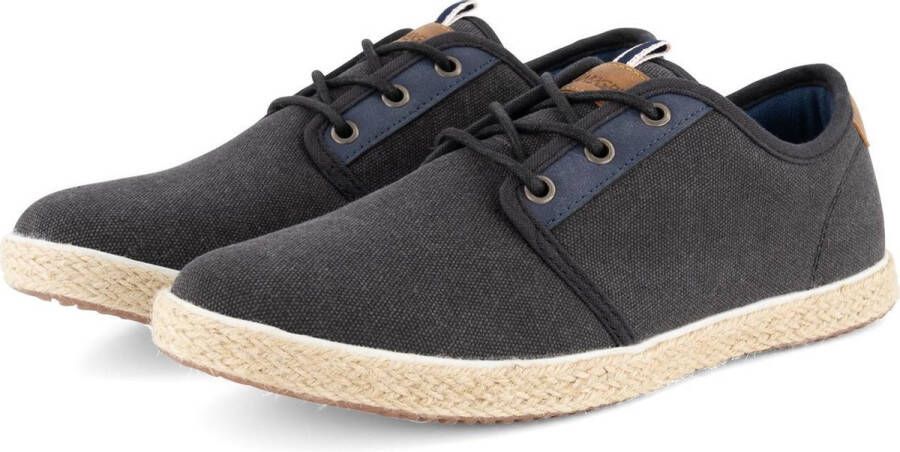 NoGRZ W.B. Griffin Canvas heren espadrilles met veters Grijs - Foto 5