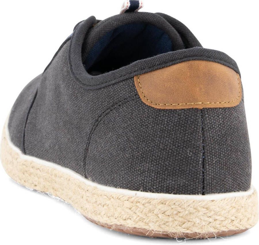 NoGRZ W.B. Griffin Canvas heren espadrilles met veters Grijs - Foto 7