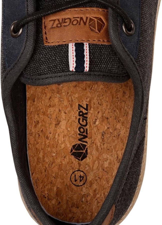 NoGRZ W.B. Griffin Canvas heren espadrilles met veters Grijs - Foto 9