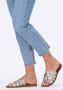 Notre-v Gouden Metallic Cut Out Slipper Gray Dames - Thumbnail 8