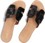 Notre-V Notre V 179874 Slippers Dames Zwart - Thumbnail 5