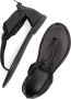 Notre-v Zwarte Leren Sandalen Chic Stijl Black Dames - Thumbnail 5