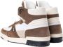 Off the Pitch Basketta Hi Glass Sneakers Tabacco Bianco - Thumbnail 4