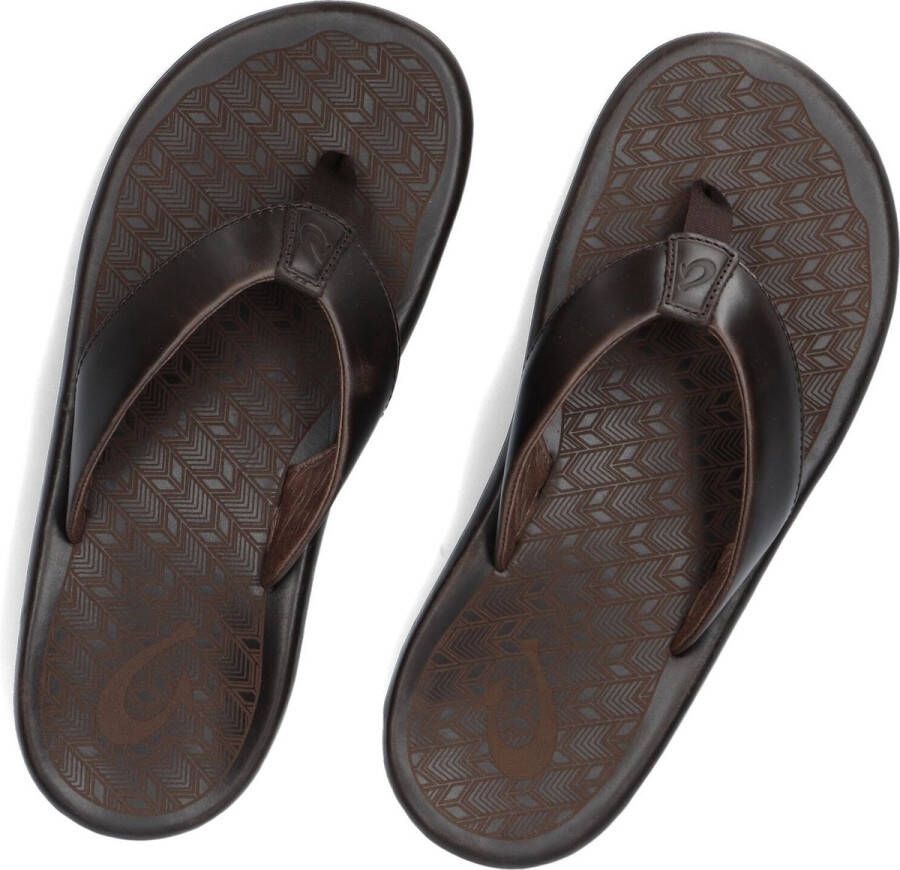 Olukai Ilikai Slippers Heren Bruin