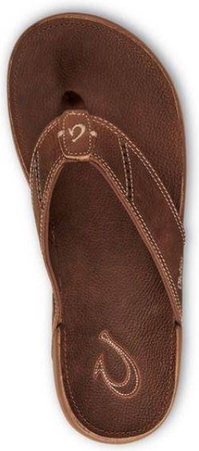 Olukai Nui Heren Teenslipper Cognac