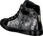 Omoda 1079 Hoge sneakers Meisjes Kids Zwart - Thumbnail 4