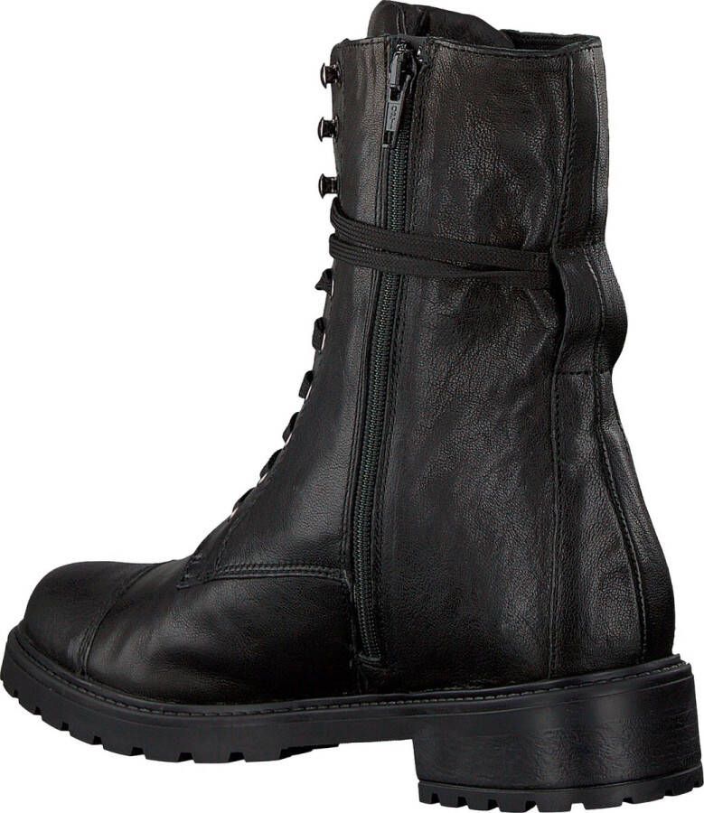 Omoda 3259k106 Veterboots Laarzen Met Veters Dames Zwart