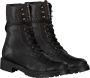 Omoda 3259k106 Veterboots Laarzen Met Veters Dames Zwart - Thumbnail 8