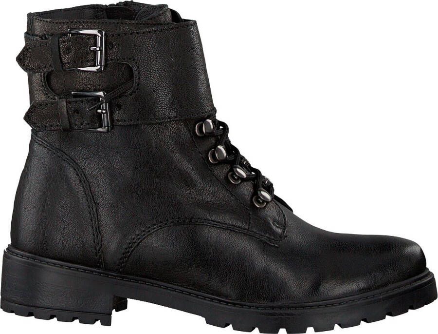 Omoda 3259k291a Veterboots Laarzen Met Veters Dames Zwart