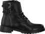 Omoda 3259k291a Veterboots Laarzen Met Veters Dames Zwart - Thumbnail 3