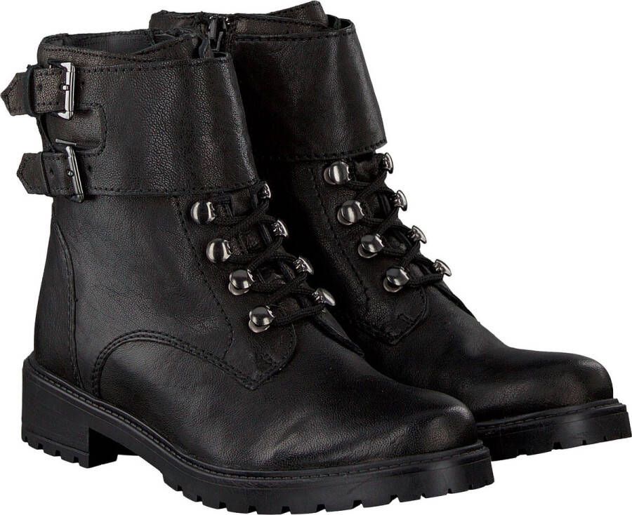 Omoda 3259k291a Veterboots Laarzen Met Veters Dames Zwart