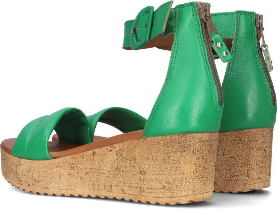 Omoda 722025 Sandalen Met Sleehak Dames Groen